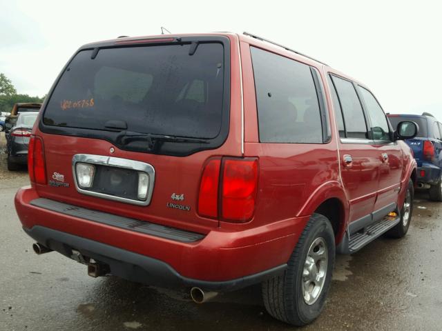 5LMPU28A9XLJ31702 - 1999 LINCOLN NAVIGATOR RED photo 4
