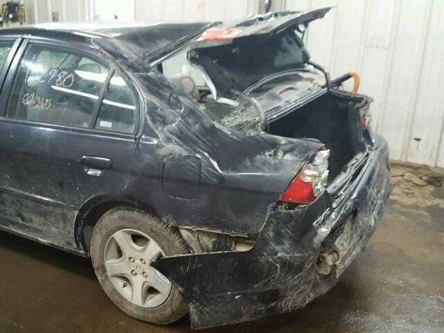 2HGES26754H516583 - 2004 HONDA CIVIC EX BLACK photo 9