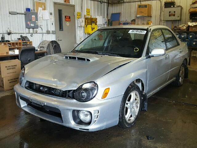 JF1GD29622G520593 - 2002 SUBARU IMPREZA WR SILVER photo 2