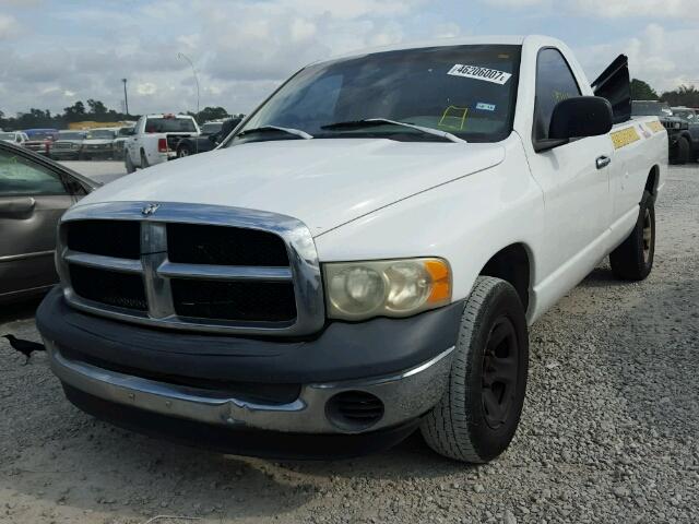 1D7HA16KX2J228749 - 2002 DODGE RAM 1500 WHITE photo 2