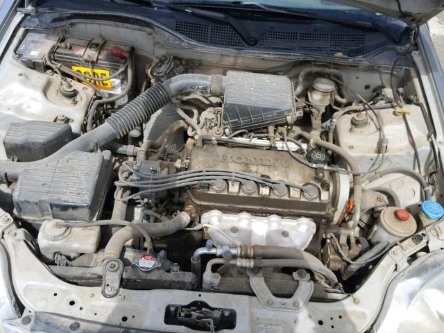 2HGEJ6613YH570234 - 2000 HONDA CIVIC BASE SILVER photo 7