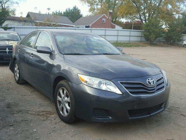 4T1BF3EK4BU652789 - 2011 TOYOTA CAMRY BASE CHARCOAL photo 1