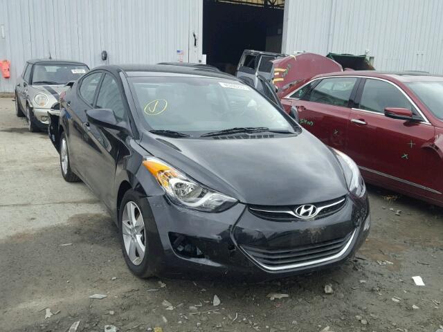 5NPDH4AE0DH438618 - 2013 HYUNDAI ELANTRA GL BLACK photo 1