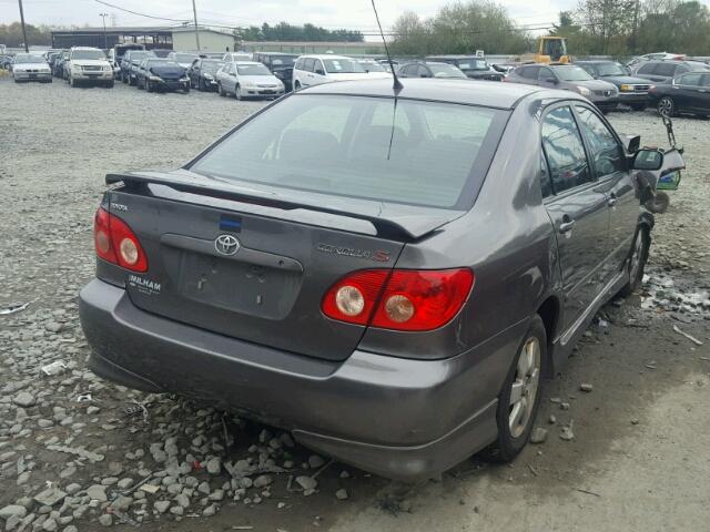 2T1BR32EX7C784518 - 2007 TOYOTA COROLLA CE GRAY photo 4