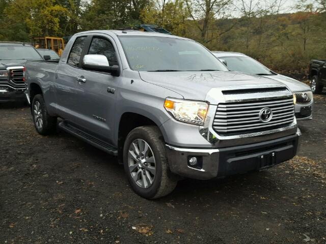 5TFBY5F18FX456049 - 2015 TOYOTA TUNDRA DOU SILVER photo 1