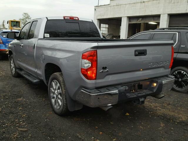 5TFBY5F18FX456049 - 2015 TOYOTA TUNDRA DOU SILVER photo 3