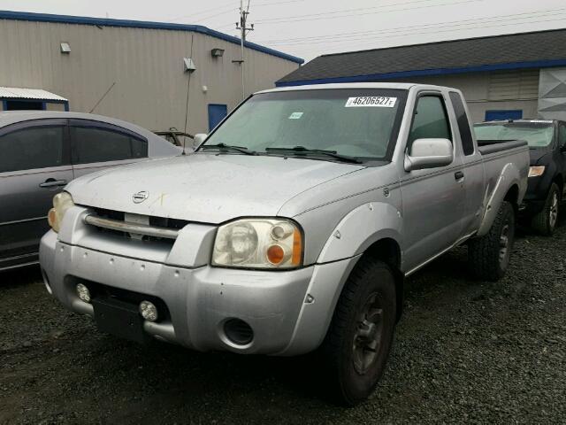 1N6ED26Y14C455492 - 2004 NISSAN FRONTIER K SILVER photo 2