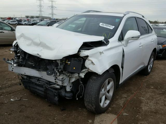 2T2BK1BA1DC155792 - 2013 LEXUS RX 350 WHITE photo 2