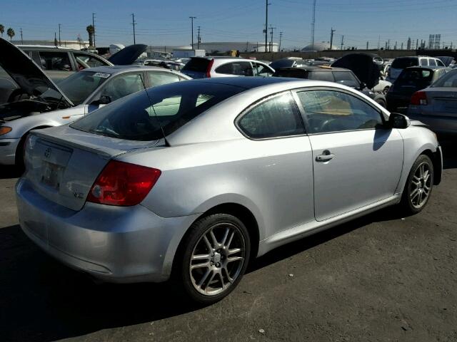JTKDE177350009769 - 2005 TOYOTA SCION TC 银色 照片 4