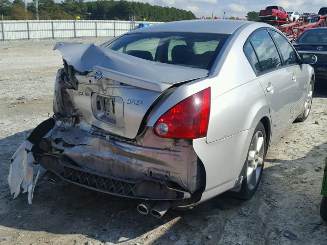 1N4BA41E44C901213 - 2004 NISSAN MAXIMA SE SILVER photo 4