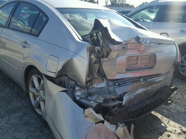 1N4BA41E44C901213 - 2004 NISSAN MAXIMA SE SILVER photo 9