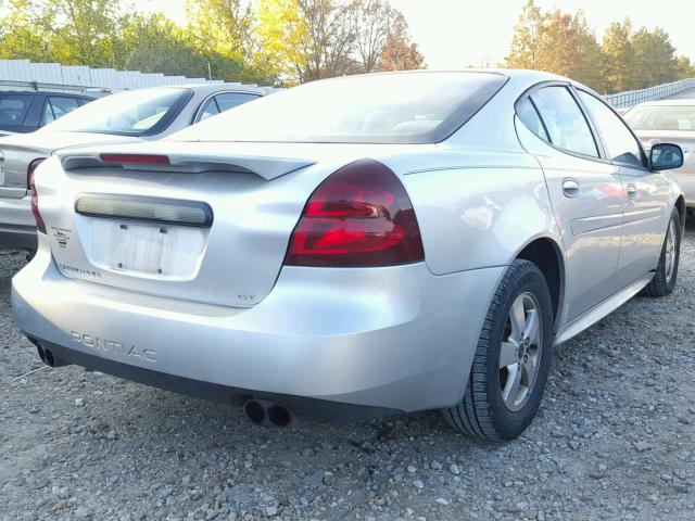 2G2WS522751171960 - 2005 PONTIAC GRAND PRIX SILVER photo 4