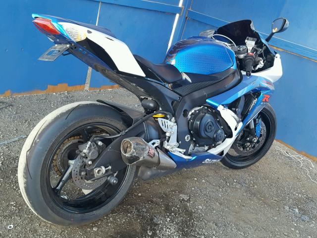 JS1GR7LA792100805 - 2009 SUZUKI GSX-R750 BLUE photo 4