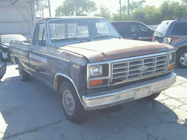 1FTCF10F7DNA26271 - 1983 FORD F100 BLUE photo 1