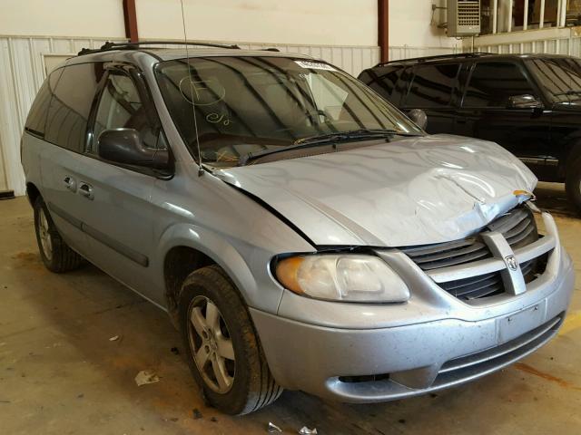 1D4GP45R25B234373 - 2005 DODGE CARAVAN SX BLUE photo 1