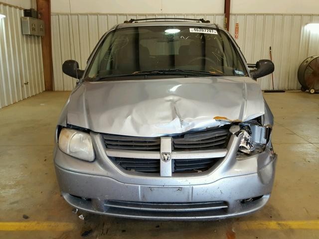 1D4GP45R25B234373 - 2005 DODGE CARAVAN SX BLUE photo 7