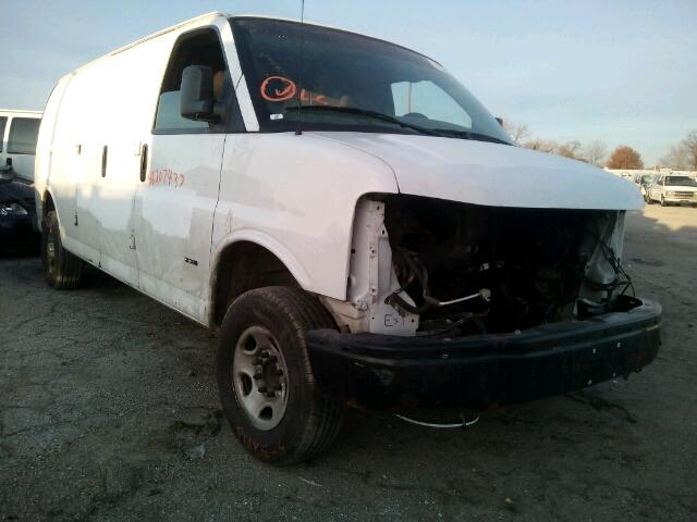 1GCGG296581172835 - 2008 CHEVROLET EXPRESS G2 WHITE photo 1