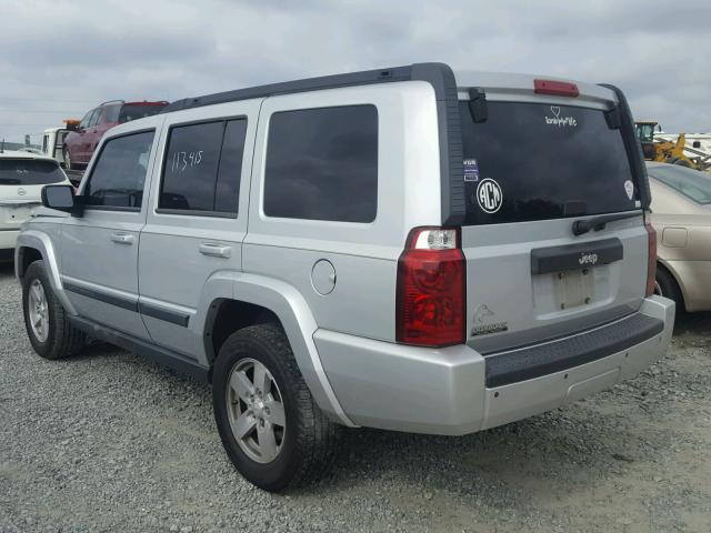 1J8HH48K48C186931 - 2008 JEEP COMMANDER SILVER photo 3