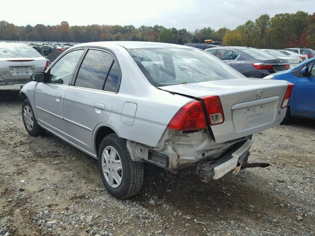 2HGES16474H638684 - 2004 HONDA CIVIC SILVER photo 3