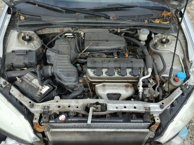 2HGES16474H638684 - 2004 HONDA CIVIC SILVER photo 7