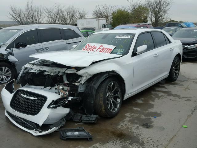 2C3CCABG4FH736050 - 2015 CHRYSLER 300 S WHITE photo 2