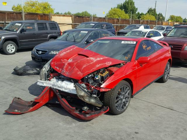 JTDDY38T4Y0030799 - 2000 TOYOTA CELICA GT- RED photo 2