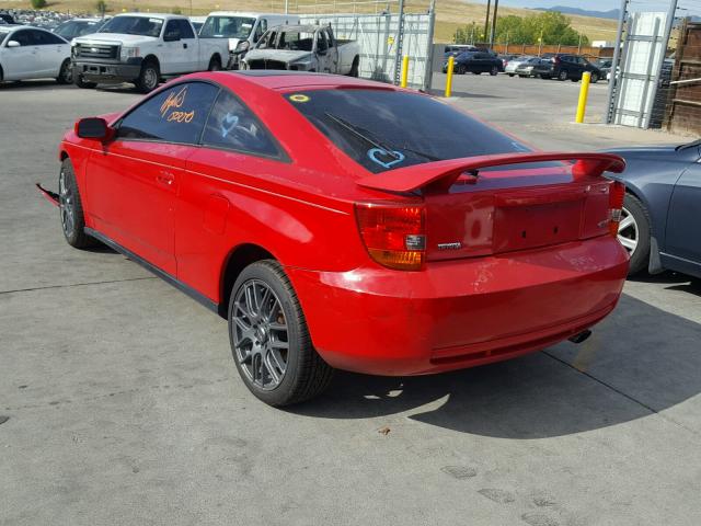 JTDDY38T4Y0030799 - 2000 TOYOTA CELICA GT- RED photo 3