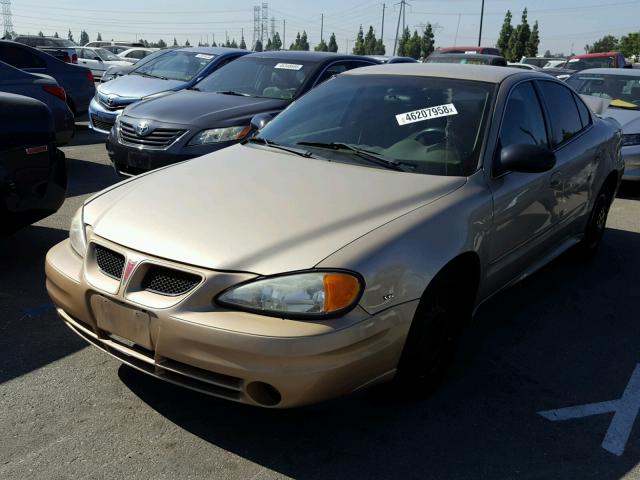 1G2NE52E85M133316 - 2005 PONTIAC GRAND AM S GOLD photo 2