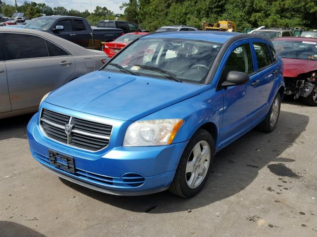 1B3HB48B28D673985 - 2008 DODGE CALIBER SX BLUE photo 2