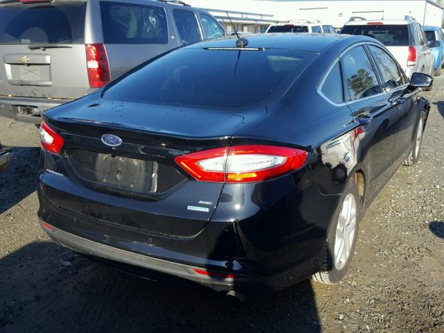 3FA6P0HD4GR106920 - 2016 FORD FUSION SE BLACK photo 4