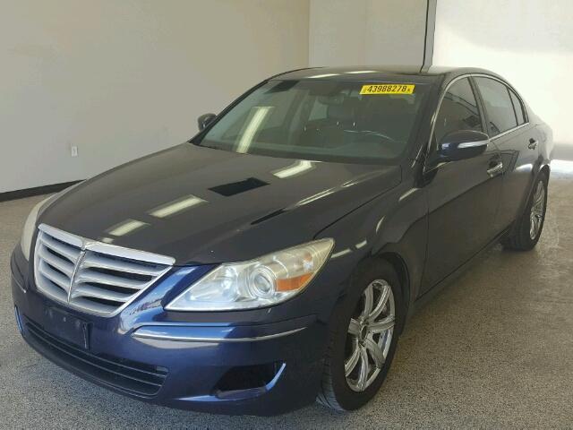 KMHGC46E59U025056 - 2009 HYUNDAI GENESIS 3. BLUE photo 2