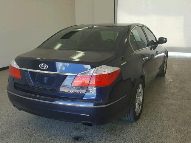 KMHGC46E59U025056 - 2009 HYUNDAI GENESIS 3. BLUE photo 4