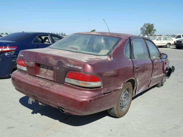 4T1BF12B4TU074896 - 1996 TOYOTA AVALON XL BURGUNDY photo 4