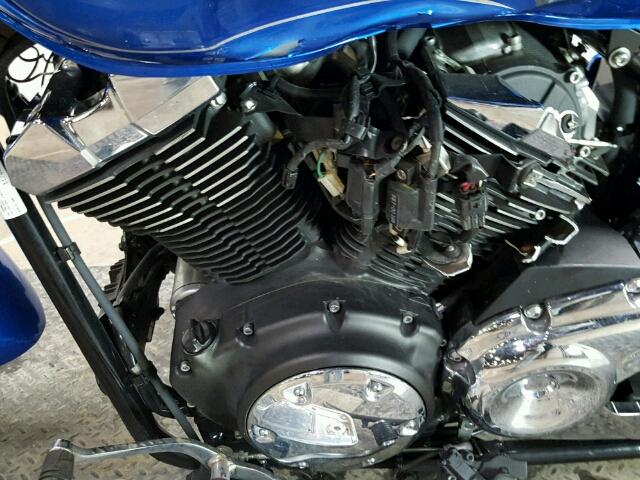 JYAVN01E8CA013722 - 2012 YAMAHA XVS950 A BLUE photo 6