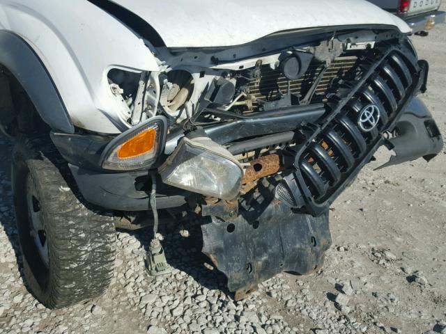 5TEPM62N94Z417959 - 2004 TOYOTA TACOMA WHITE photo 9