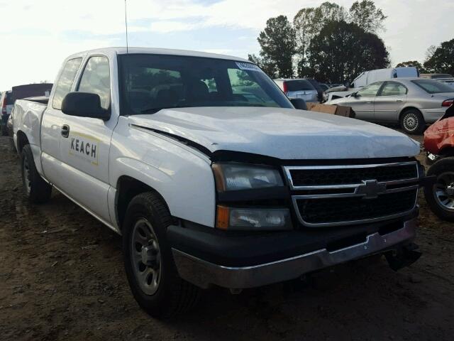 1GCEC19V46Z240125 - 2006 CHEVROLET SILVERADO WHITE photo 1