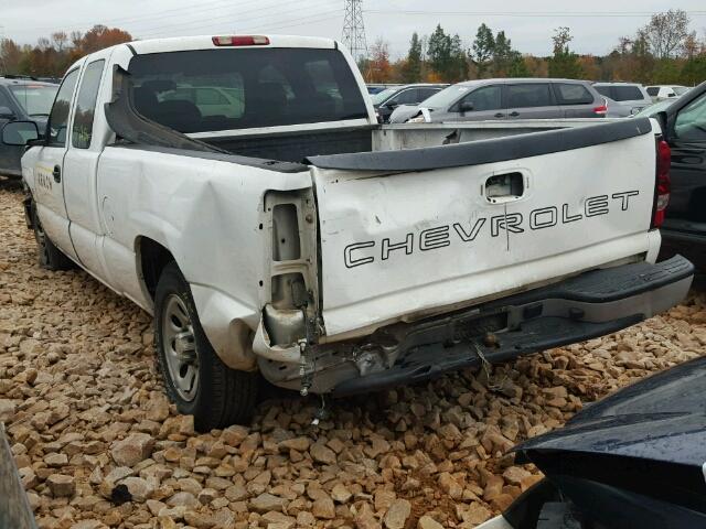 1GCEC19V46Z240125 - 2006 CHEVROLET SILVERADO WHITE photo 3