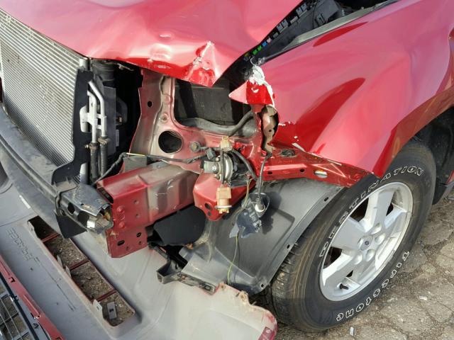 1FMCU93118KE67689 - 2008 FORD ESCAPE XLT RED photo 9