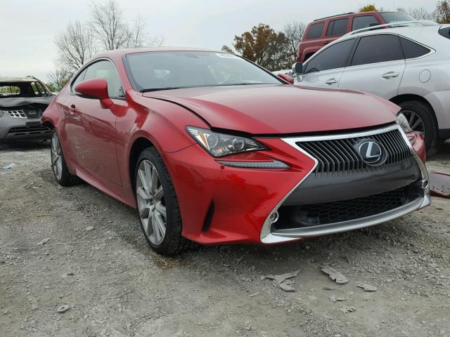 JTHSE5BC3F5003970 - 2015 LEXUS RC 350 RED photo 1