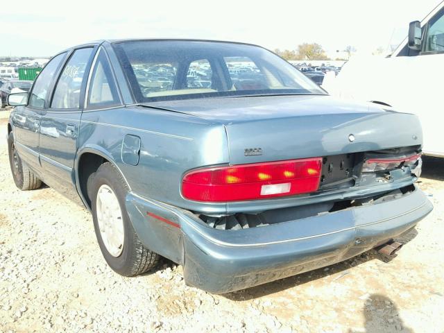 2G4WB52K6T1499441 - 1996 BUICK REGAL CUST GREEN photo 3