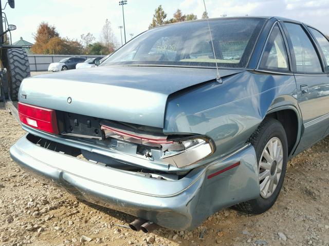 2G4WB52K6T1499441 - 1996 BUICK REGAL CUST GREEN photo 9