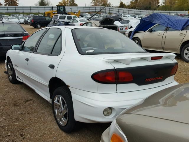 1G2JB524817143173 - 2001 PONTIAC SUNFIRE SE WHITE photo 3