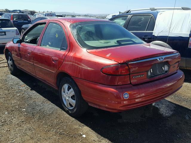 3FAFP65L6WM130369 - 1998 FORD CONTOUR BA RED photo 3