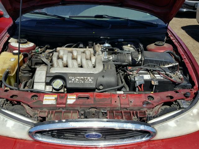 3FAFP65L6WM130369 - 1998 FORD CONTOUR BA RED photo 7