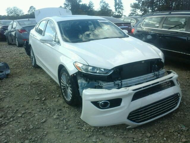 3FA6P0K91DR355031 - 2013 FORD FUSION TIT WHITE photo 1