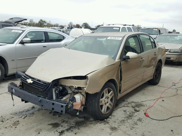 1G1ZT51866F207278 - 2006 CHEVROLET MALIBU LT GOLD photo 2