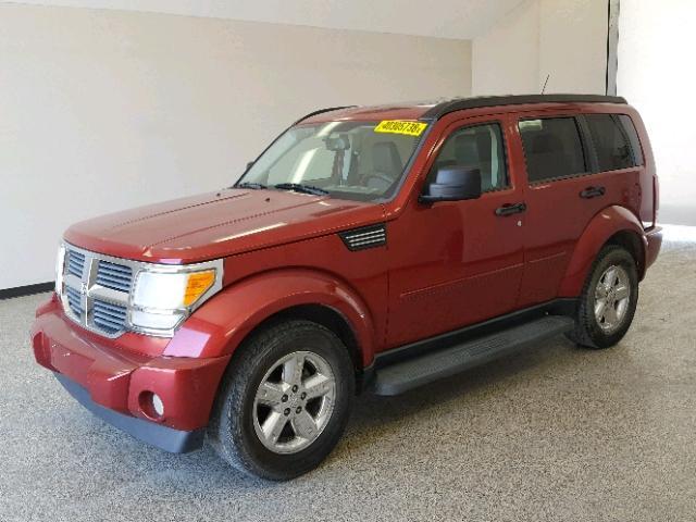 1D8GT58KX7W636006 - 2007 DODGE NITRO SLT RED photo 2