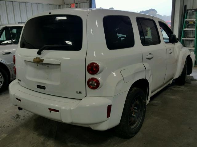 3GNDA13DX8S638772 - 2008 CHEVROLET HHR LS WHITE photo 4