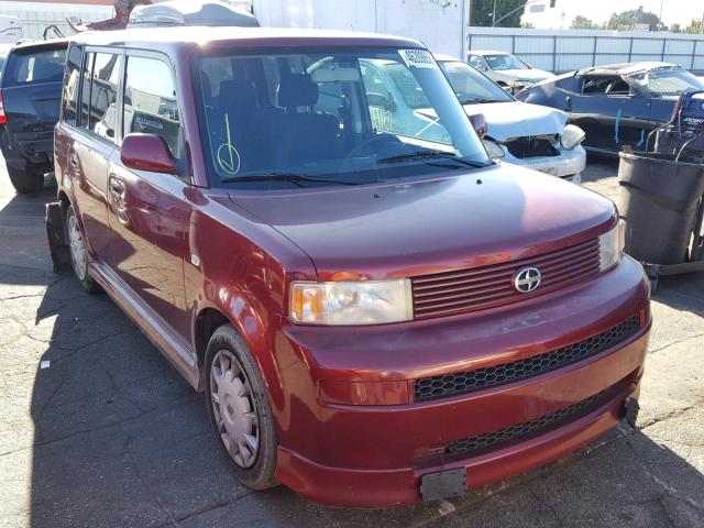 JTLKT324X64064599 - 2006 TOYOTA SCION XB Бордовый фото 1