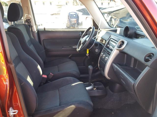 JTLKT324X64064599 - 2006 TOYOTA SCION XB Бордовый фото 5